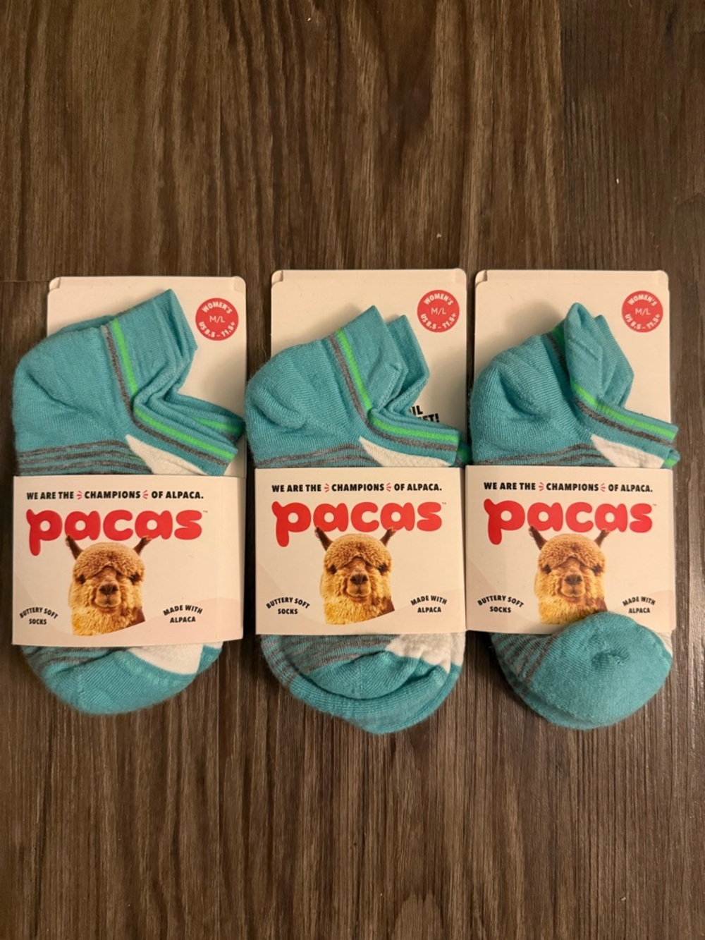 Pacas Women’s Performance Low Cut Socks - Size: M/L - Picture 3 of 6